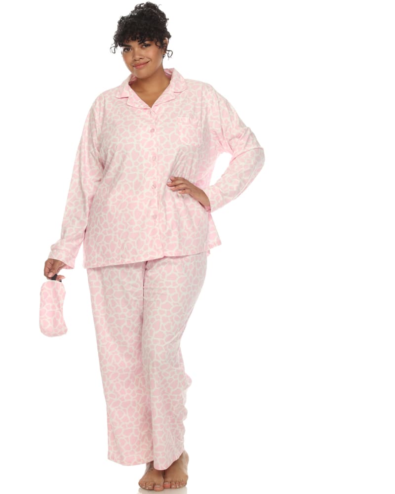 Giraffe print pajama set 2025